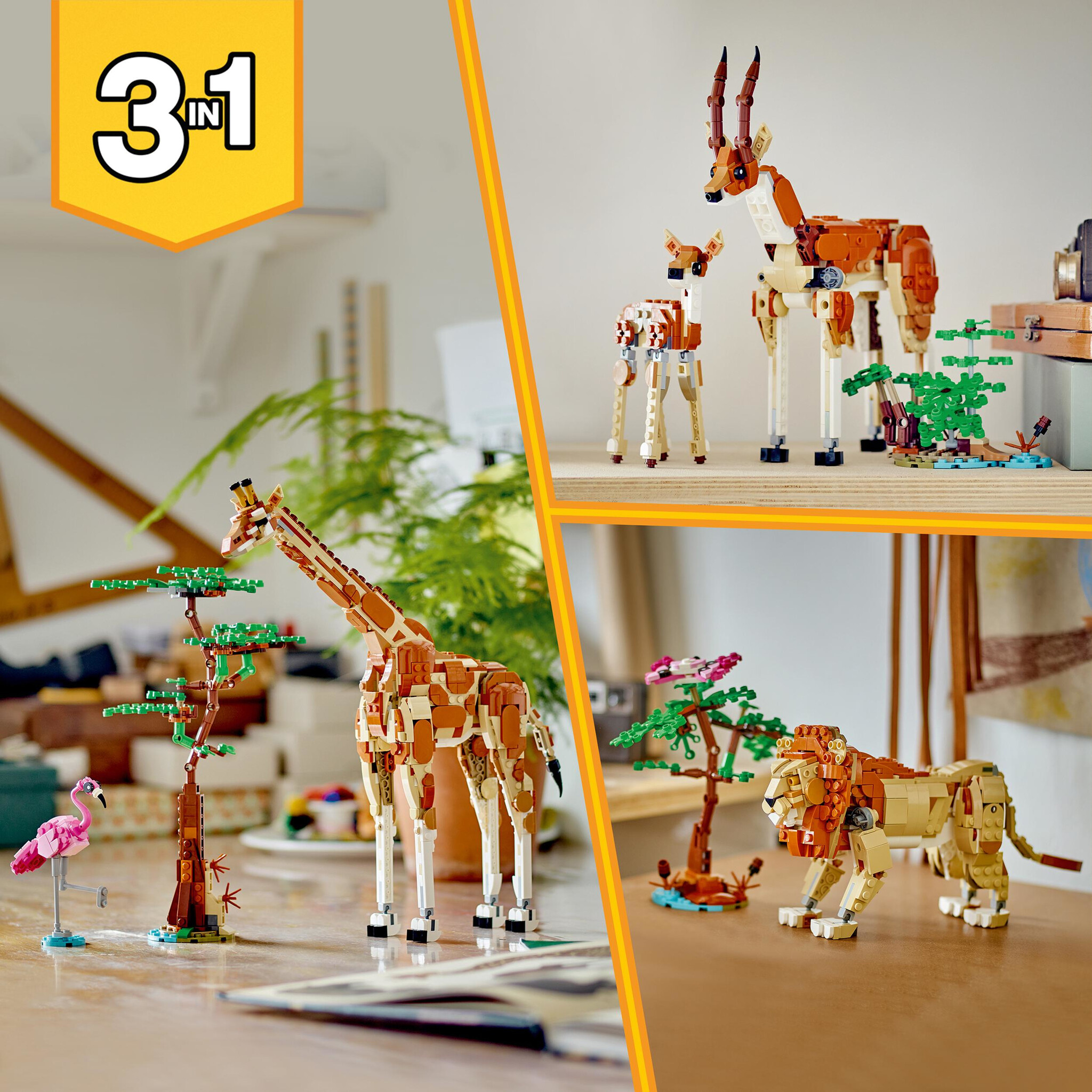 LEGO Creator 3-in-1 Safaridieren - 31150 - Afbeelding 7
