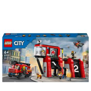 LEGO City Brandweerkazerne en brandweerauto 60414