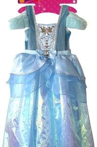 Kostuum Blue Princess Deluxe (3-4)