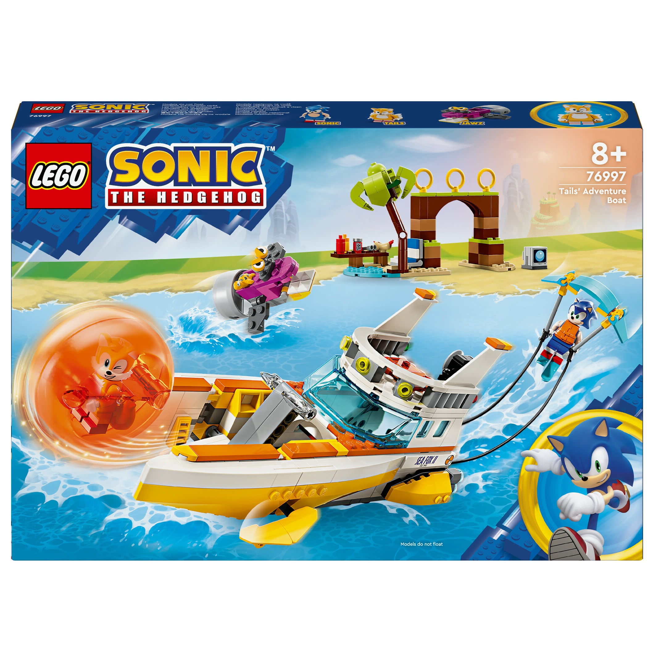 LEGO Sonic The Hedgehog - Tails' avonturenboot
