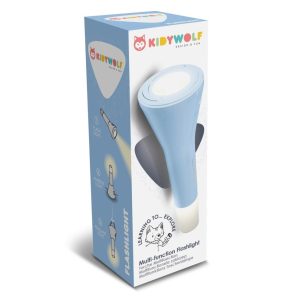 Kidywolf – FLASHLIGHT zaklamp – blauw