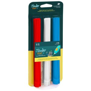 3Doodler 75 plastics rood/wit/blauw
