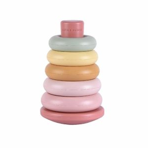 Little Dutch – Stapelringen roze
