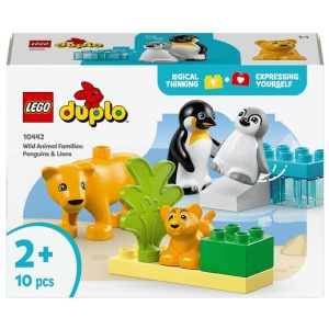 LEGO DUPLO Stad Families van wilde dieren: pinguïns en leeuwen Speelgoed vo