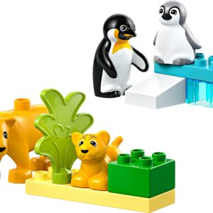 LEGO DUPLO Stad Families van wilde dieren: pinguïns en leeuwen Speelgoed vo