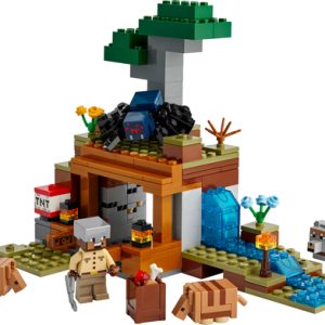 LEGO Minecraft De gordeldieren bij de mijn Bouwpakket voor Kinderen met Spe