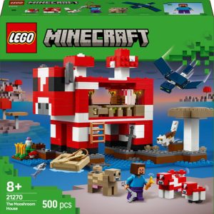 LEGO Minecraft Het Mooshroom huis Speelgoed voor Kinderen Met Personages ui