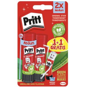 Pritt Lijmstift Original 22g. Set 1 + 1 GRATIS