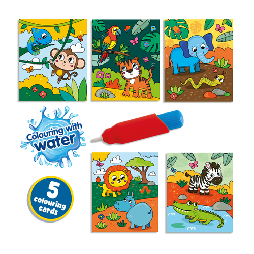 SES Creative - Kleuren met water Safari - Afbeelding 2