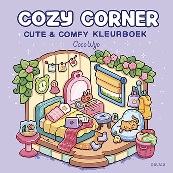 Cozy Corner Cute & Comfy kleurboek Coco Wyo