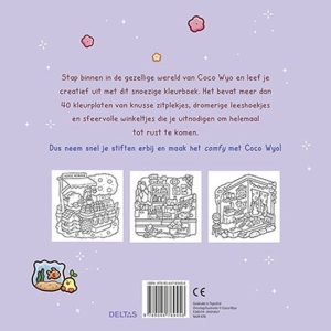 Cozy Corner Cute & Comfy kleurboek Coco Wyo