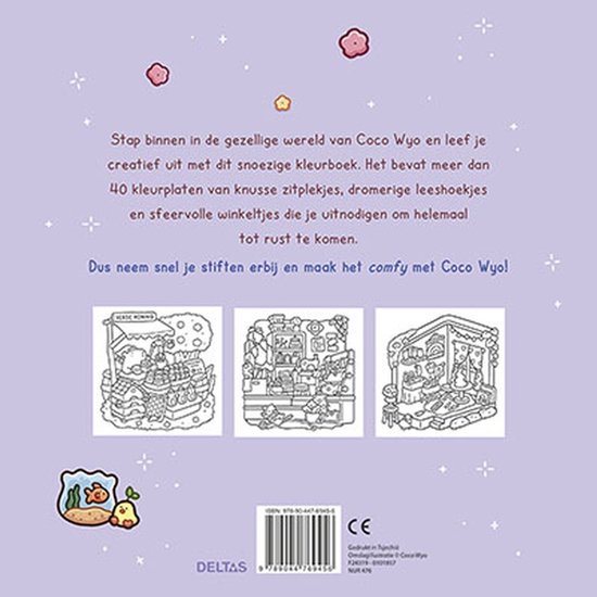 Cozy Corner Cute & Comfy kleurboek Coco Wyo - Afbeelding 2