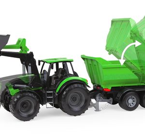 Lena WORXX Tractor Deutz Fahr Agrotron 7250 TTV met Aanhangwagen