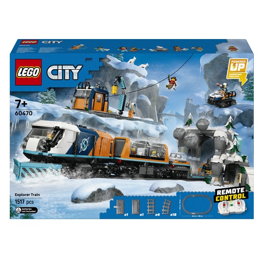 LEGO City Onderzoekstrein op de Noordpool Voertuig Speelgoed voor Kinderen