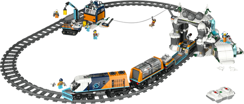 LEGO City Onderzoekstrein op de Noordpool Voertuig Speelgoed voor Kinderen - Afbeelding 2