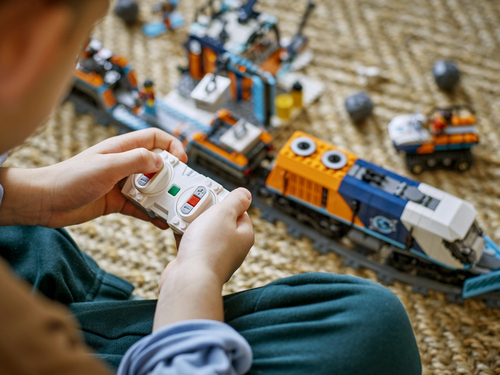 LEGO City Onderzoekstrein op de Noordpool Voertuig Speelgoed voor Kinderen - Afbeelding 8