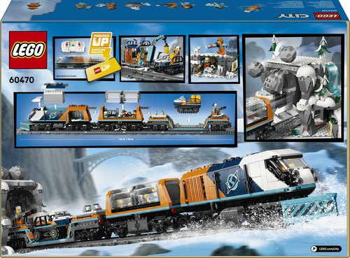 LEGO City Onderzoekstrein op de Noordpool Voertuig Speelgoed voor Kinderen - Afbeelding 10
