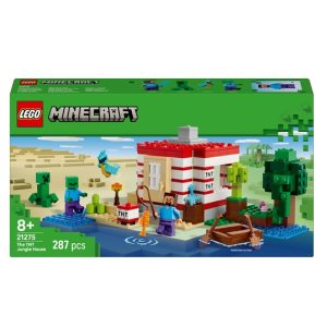 LEGO Minecraft Het TNT Junglehuis Speelgoed voor Kinderen met Zombie 21275