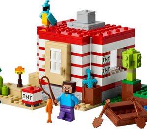 LEGO Minecraft Het TNT Junglehuis Speelgoed voor Kinderen met Zombie 21275