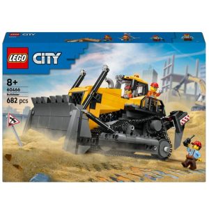LEGO City Gele Bulldozer Bouwpakket met Speelgoed voor Kinderen 60466