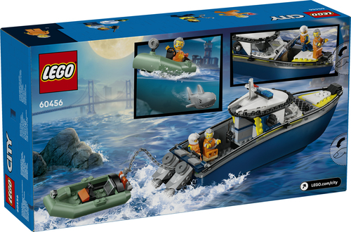 LEGO City Achtervolging met Politieboot Drijvend Boot Speelgoed voor Kinder - Afbeelding 10