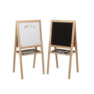 Houten krijt & Whiteboard (102x120cm)
