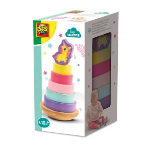 SES Creative – Houten stapeltoren unicorn