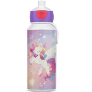 Drinkfles pop-up campus 400 ml – Unicorn glow