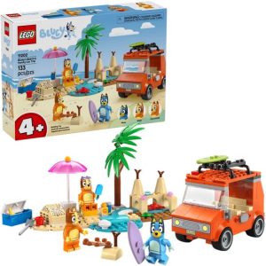 LEGO Bluey: Bluey’s Autorit naar het Strand, Bouwpakket voor Kinderen met S