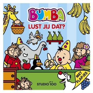 Bumba – Kartonboekje met flapjes “Lust jij dat?”