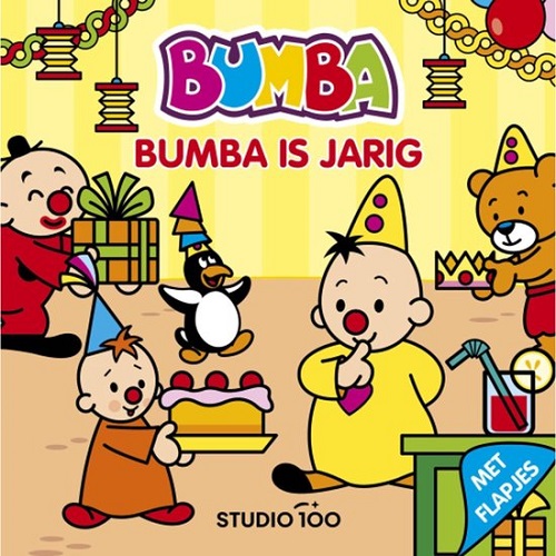 Bumba - Kartonboekje met flapjes "Bumba is jarig"