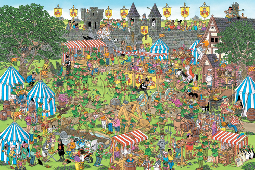 Jan van Haasteren - Robin Hood festival (1500st) - Afbeelding 2