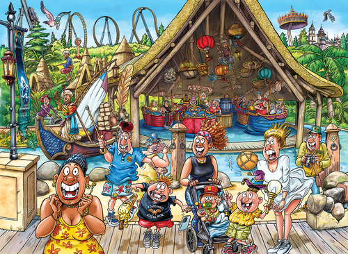 Wasgij Original Efteling - De Wereld van Sinbad! (1000st) - Afbeelding 4