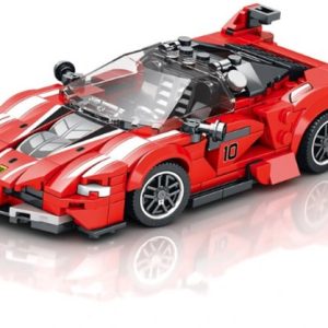 Reobrix – Bouwpakket racing auto – rood – 360pcs
