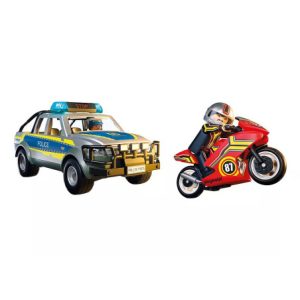 PLAYMOBIL City Action achtervolging met politie-ophaaldienst 71875