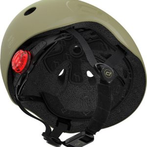 Scoot and Ride – Helmet S tot M – Olive