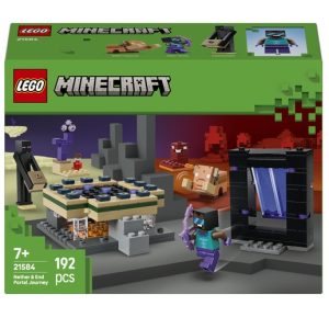 LEGO Minecraft Reis naar de Nether en het End-portaal 21584