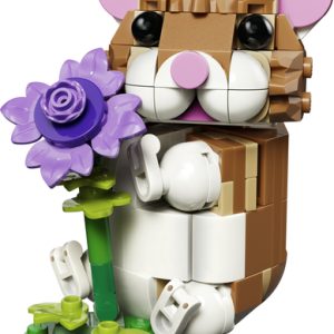 LEGO Creator 3in1 Schattige Hamster met Bloem – Egel en Arend Bouwpakket vo