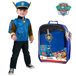 Paw Patrol Chase rugzak verkleedset – kostuum, 4-7 jaar