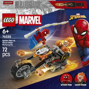 LEGO Marvel Spider-Man vs. Ghost Rider Motor Speelgoed voor Kinderen 76335