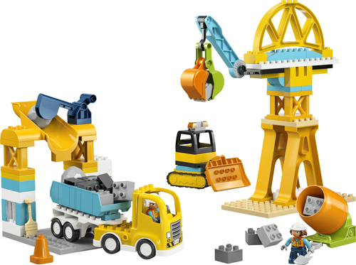 Lego Duplo - 3-in-1 bouwplaats en voertuigen - 10476 - Afbeelding 2