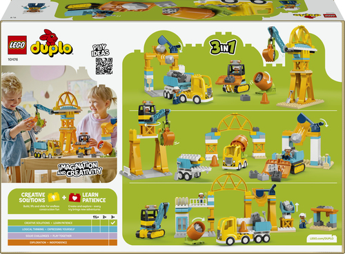 Lego Duplo - 3-in-1 bouwplaats en voertuigen - 10476 - Afbeelding 6