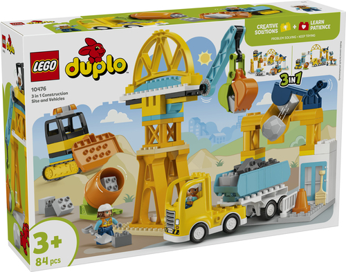 Lego Duplo - 3-in-1 bouwplaats en voertuigen - 10476 - Afbeelding 7