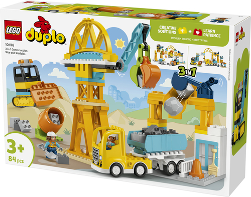 Lego Duplo - 3-in-1 bouwplaats en voertuigen - 10476 - Afbeelding 8
