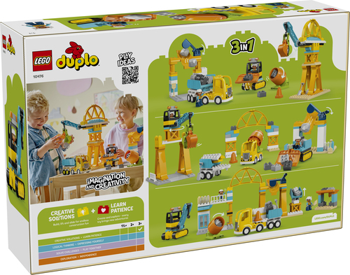 Lego Duplo - 3-in-1 bouwplaats en voertuigen - 10476 - Afbeelding 10