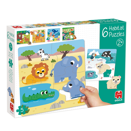 Goula - 6 habitat puzzels (5st)