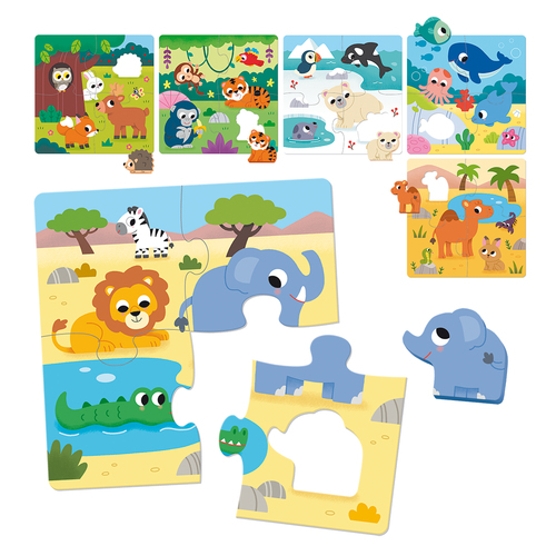 Goula - 6 habitat puzzels (5st) - Afbeelding 7