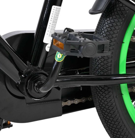 Volare Fiets Strike 16" CB zwart/groen - Afbeelding 4