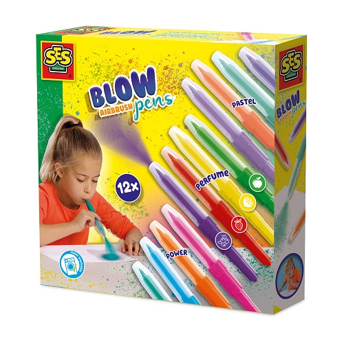SES Creative - Blow airbrush pens - Power pastel en geur