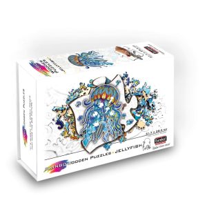 2D Rainbow Wooden Puzzel (106 stuks) Jelllyfish
